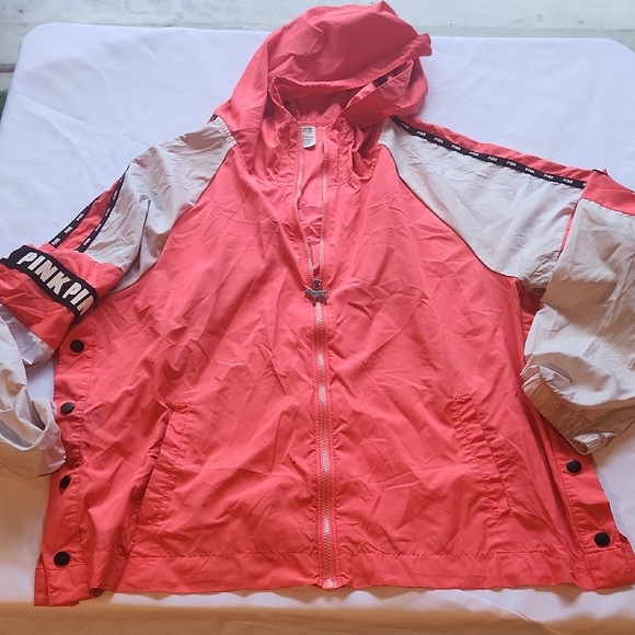 PINK Victoria's Secret Coral Jacket - Picture 1 of 8